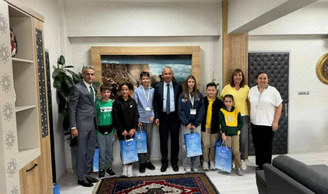 Aksaray'da hizmet veren Kömürcü Mehmet Baysal İlkokulu, Avrupa Birliği Erasmus+