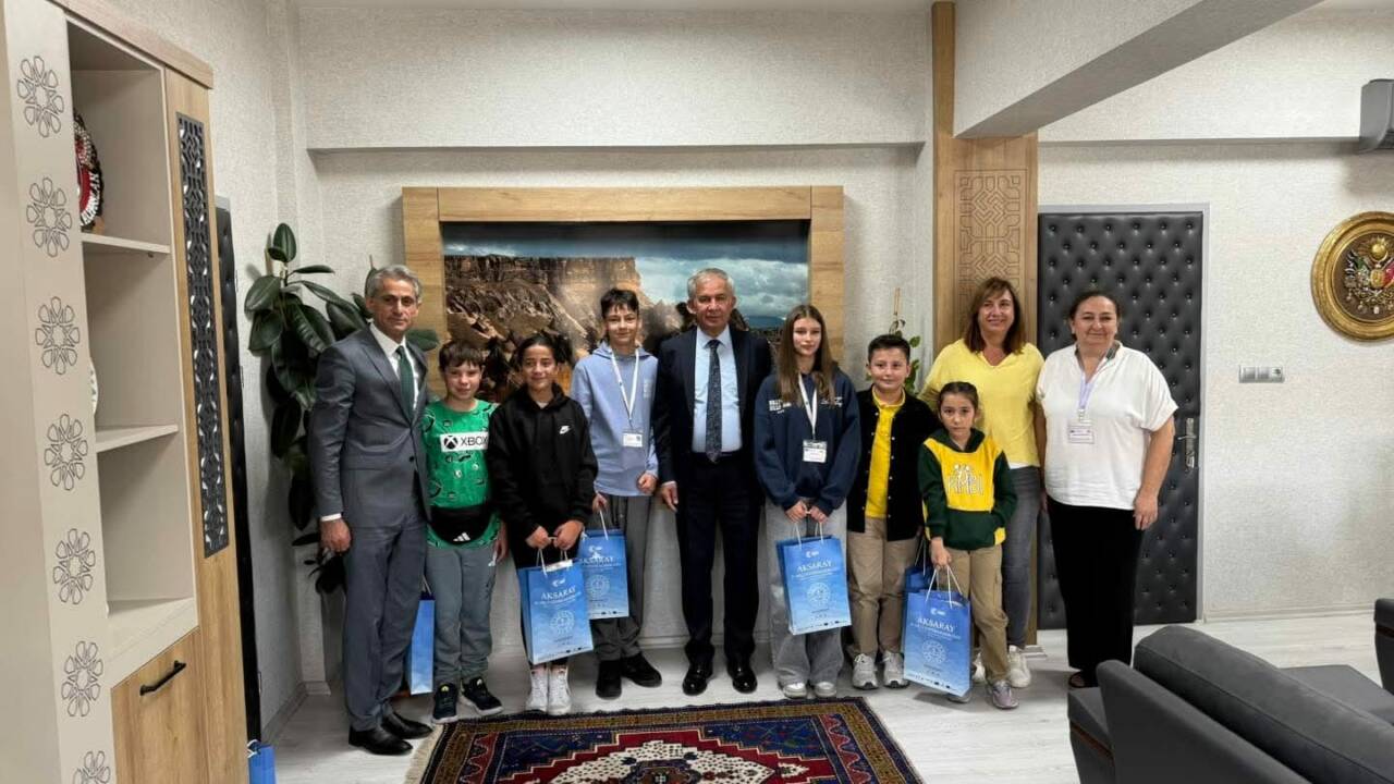 Aksaray'da hizmet veren Kömürcü Mehmet Baysal İlkokulu, Avrupa Birliği Erasmus+
