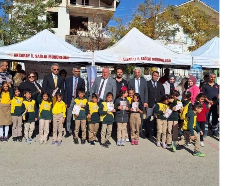 Aksaray İl Milli Eğitim Müdürlüğü tarafından, öğrencilerin sağlık bilincini artırmak