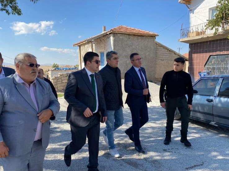 Ortaköy Kaymakamı Ahmet Karatepe, ilçeye bağlı köyleri kapsayan saha ziyaretleri
