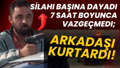 7 saatlik intihar girişiminde bulunan egzoz ustasını arkadaşı ölümün eşiğinde