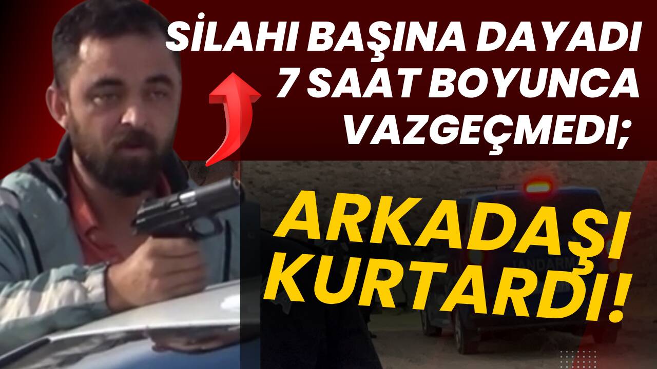 7 saatlik intihar girişiminde bulunan egzoz ustasını arkadaşı ölümün eşiğinde