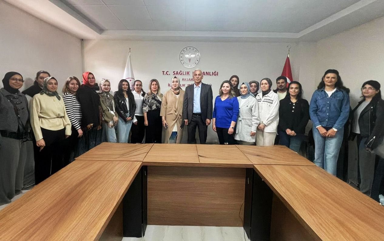 Aksaray İl Sağlık Müdürlüğü toplantı salonunda, merkez ve ilçelerde görev