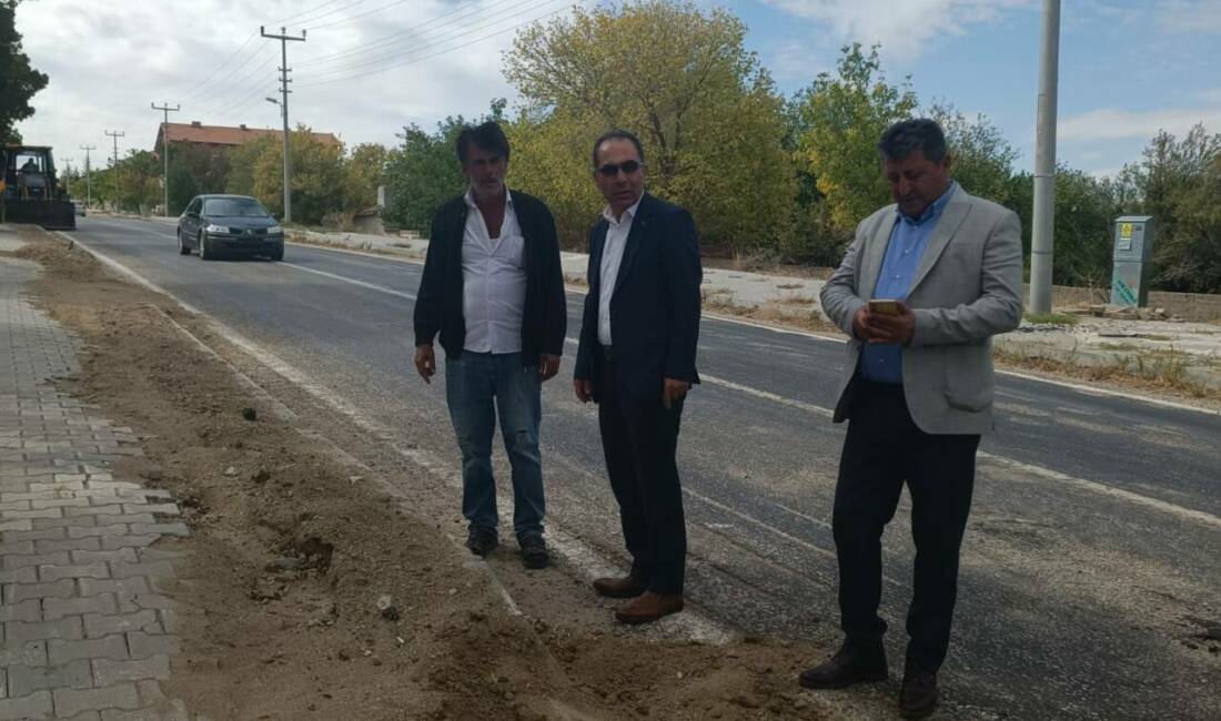 Sarıyahşi Belediyesi ekipleri, ilçede yürütülen doğalgaz altyapı ve abonelik bağlantı