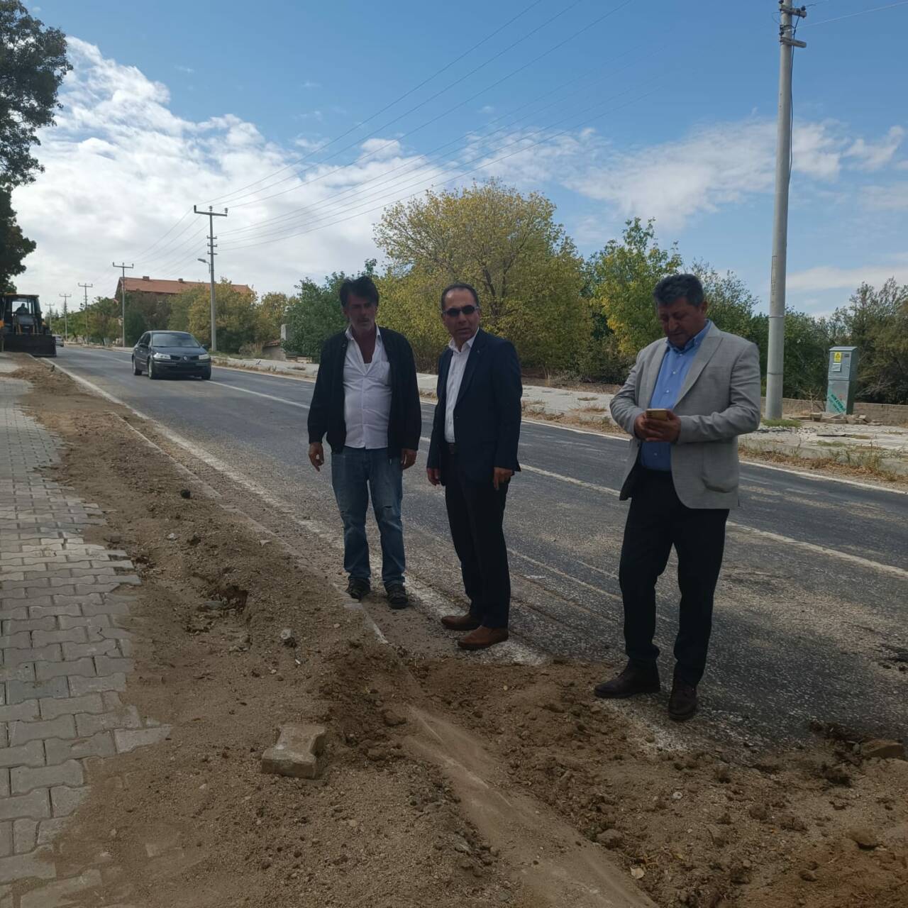 Sarıyahşi Belediyesi ekipleri, ilçede yürütülen doğalgaz altyapı ve abonelik bağlantı