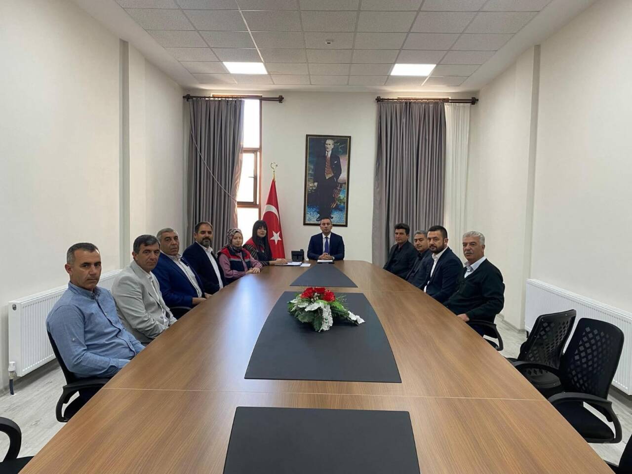 Sultanhanı Kaymakamı Bilal Göksun başkanlığında gerçekleştirilen toplantıda, Genel Tarım Sayımı