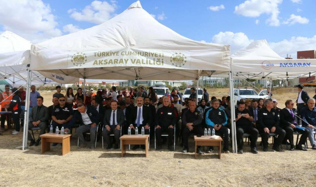 Aksaray’da 3 Ekim 2025 tarihinde Yerel Düzey Türkiye Afet Müdahale