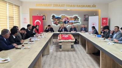 Aksaray İl Tarım ve Orman Müdürü Nejdet Demir başkanlığında, Aksaray