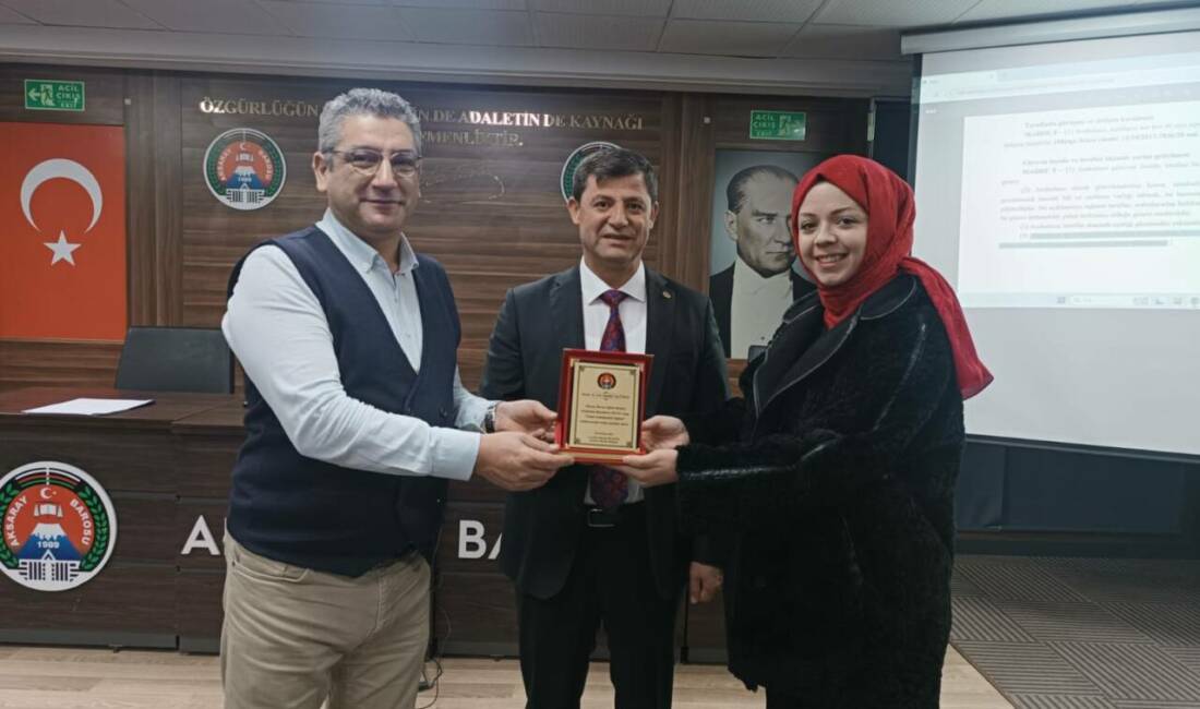 Aksaray Barosu tarafından düzenlenen 2025/2. Grup Temel Arabuluculuk Eğitimi, mesleki