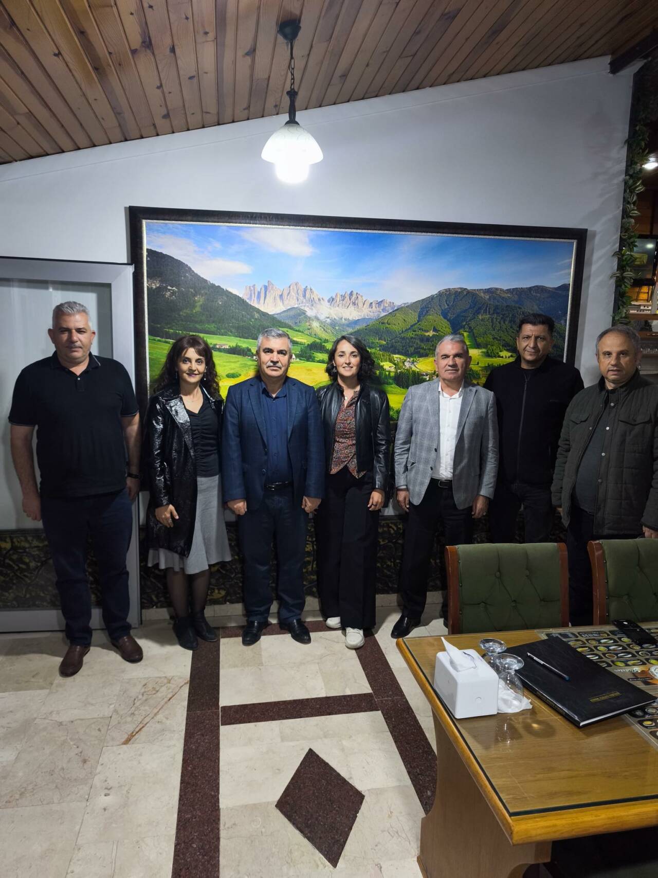 Türk Eğitim-Sen Aksaray Şubesi yönetim kurulu üyeleri, sendikal çalışmalar ve