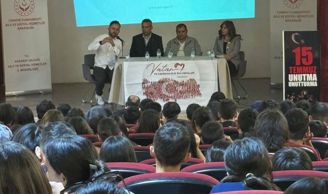 Aksaray Aile ve Sosyal Hizmetler İl Müdürlüğü, milli değerleri genç