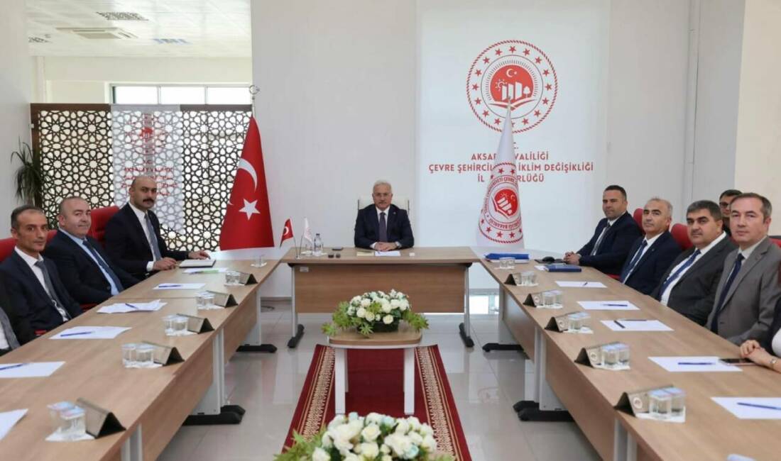 Aksaray Valisi Mehmet Ali Kumbuzoğlu, Çevre, Şehircilik ve İklim Değişikliği