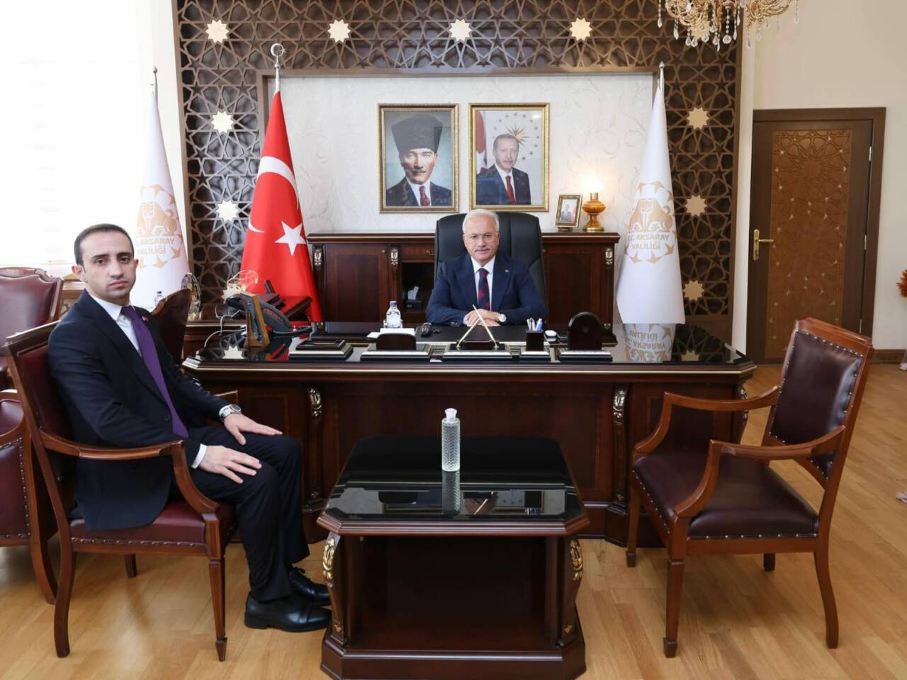 Aksaray Valisi Mehmet Ali Kumbuzoğlu, Sarıyahşi Kaymakamlığı görevine atanan Engin