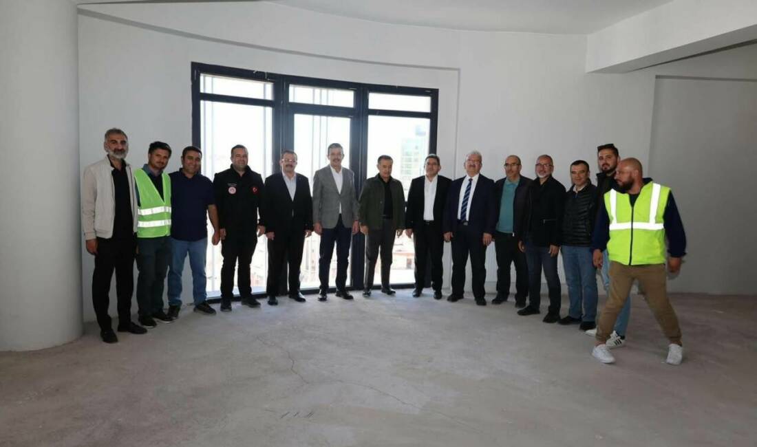 AK Parti heyeti, Aksaray’da yapımı süren 694 konutluk TOKİ projesi