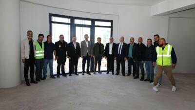 AK Parti heyeti, Aksaray’da yapımı süren 694 konutluk TOKİ projesi
