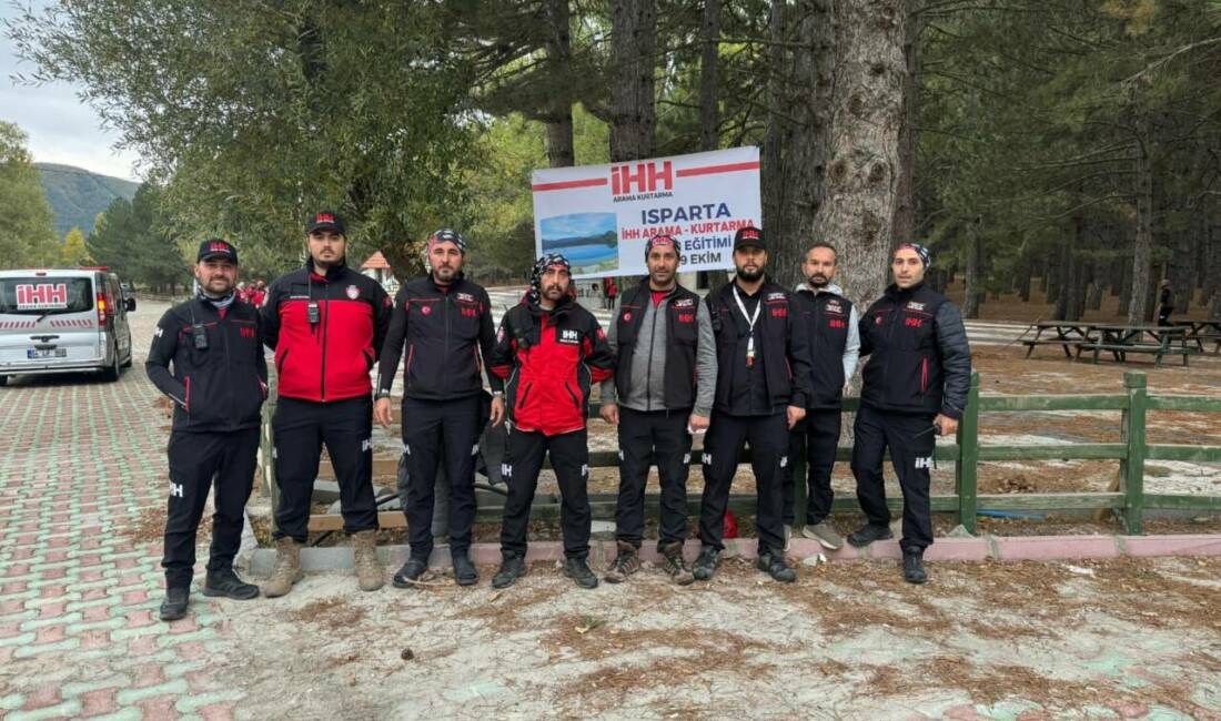  Isparta Gölcük’te İHH Afet Yönetimi tarafından düzenlenen DAK-1 (Doğa Arama