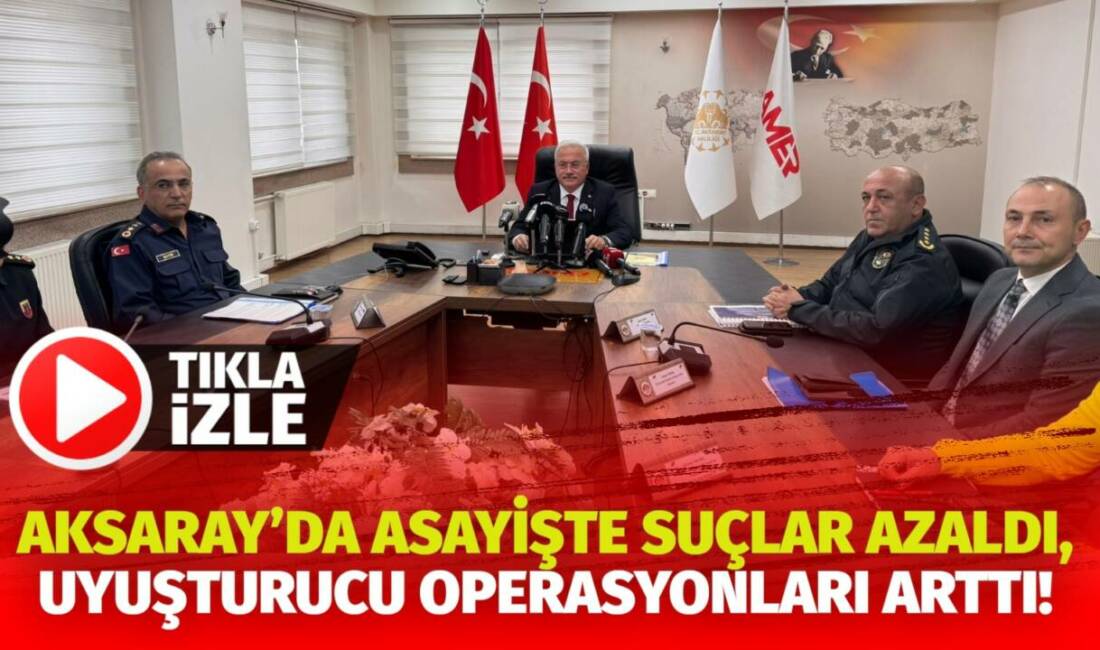Vali, 2025’in ilk 9 ayına ait güvenlik verilerini paylaştı: Suç