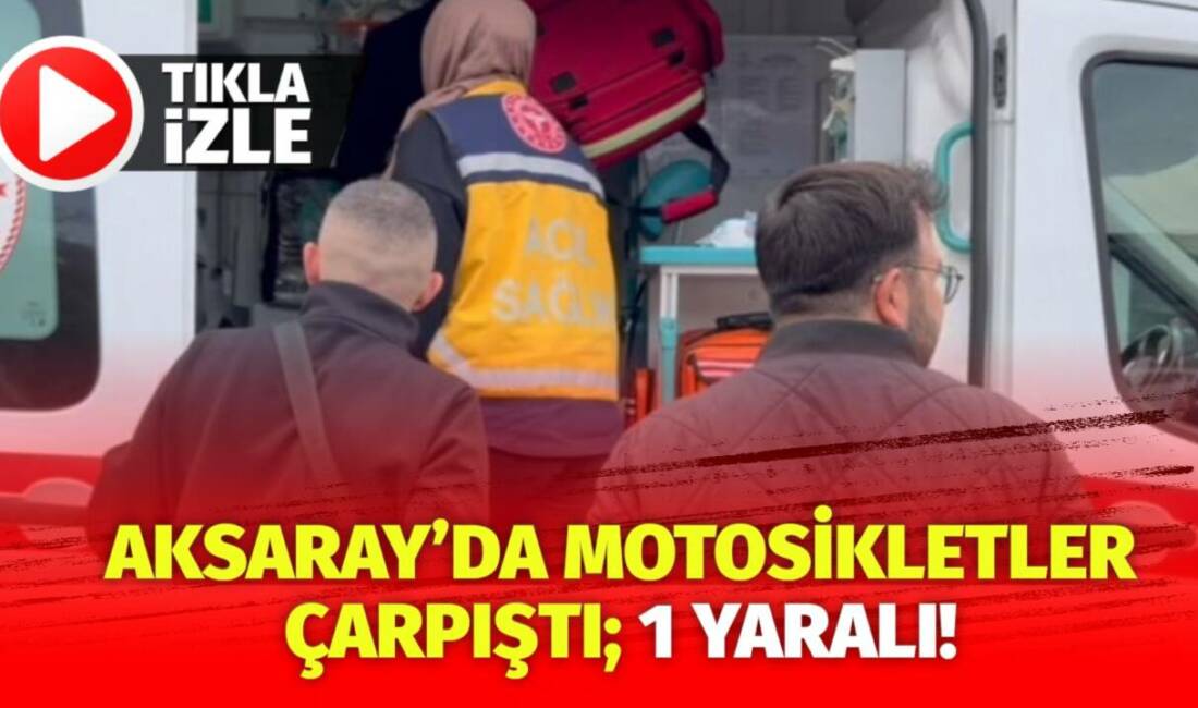 Elektrikli bisikletle çarpışan 18 yaşındaki kurye yaralı olarak hastaneye kaldırıldı.