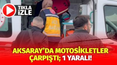 Elektrikli bisikletle çarpışan 18 yaşındaki kurye yaralı olarak hastaneye kaldırıldı.