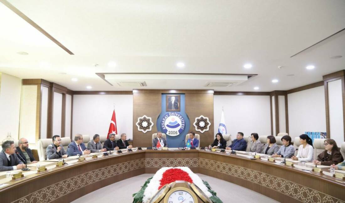 Aksaray Üniversitesi (ASÜ), Kazakistan’ın Pavlodar Pedagoji Üniversitesi ile mutabakat zaptı