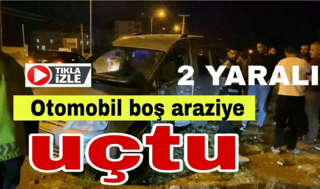 Yavuz Sultan Selim Mahallesi’nde kontrolden çıkan otomobil boş araziye uçtu,