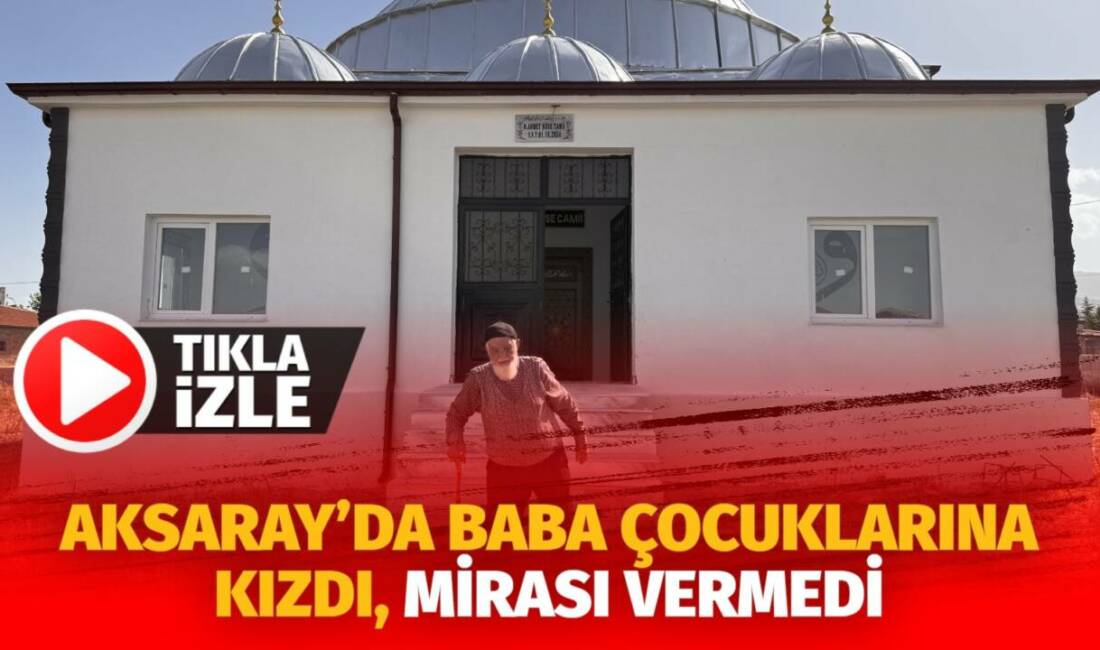 Aksaray'ın Ortaköy ilçesinde tek başına yaşayan 91 yaşındaki Ahmet Köse,