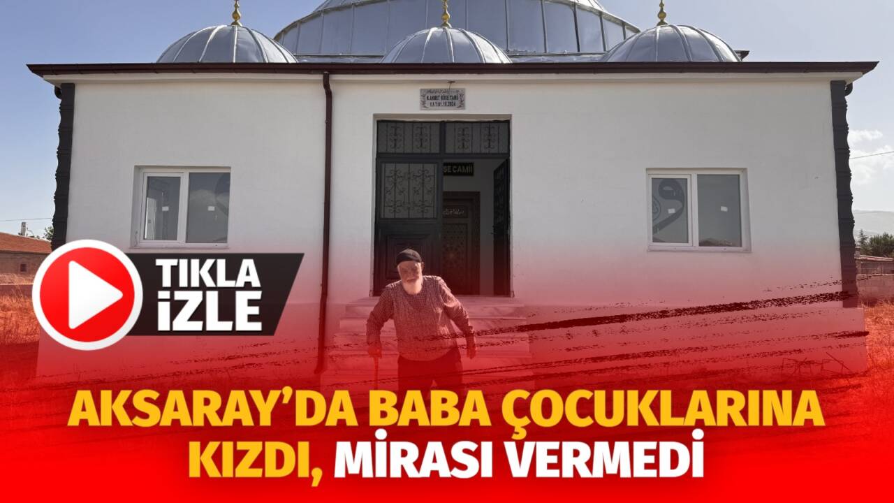 Aksaray'ın Ortaköy ilçesinde tek başına yaşayan 91 yaşındaki Ahmet Köse,