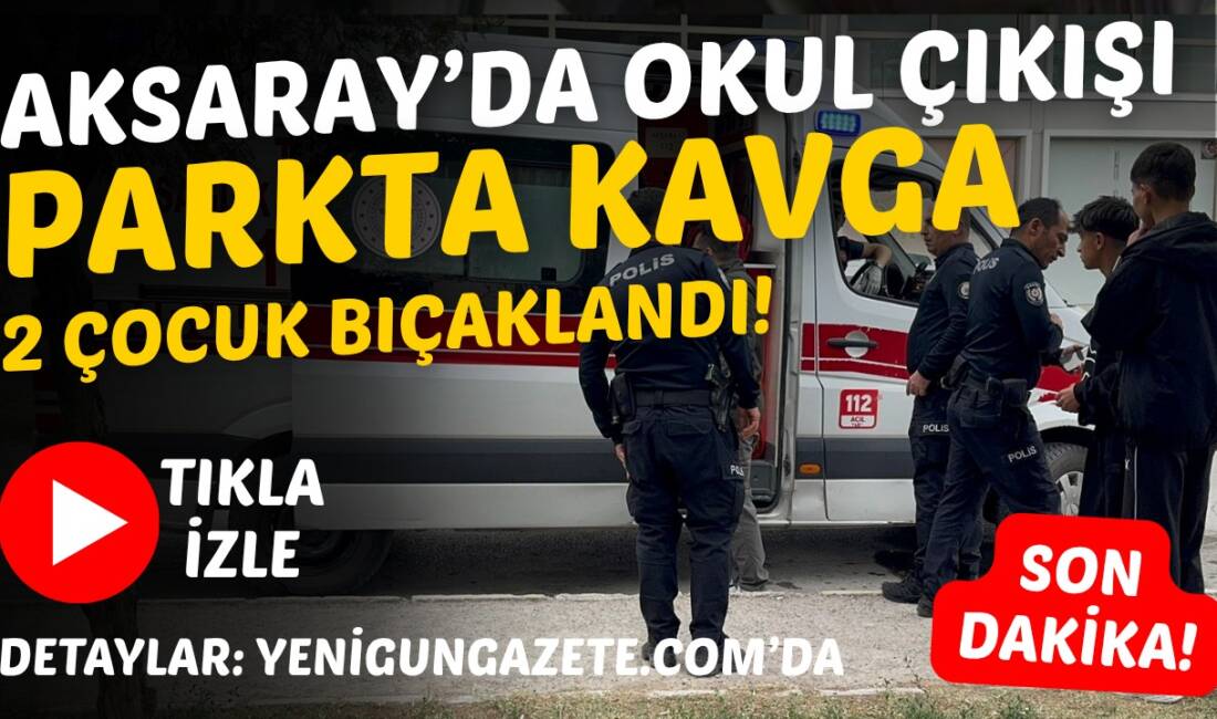 Taşpazar Mahallesi’nde okul çıkışı buluşan gençler arasında çıkan tartışma bıçaklı