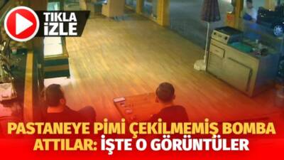 Adana'da yaşanan olayda 4 şüphelinin tutuklandığı bir pastaneye atılan pimi
