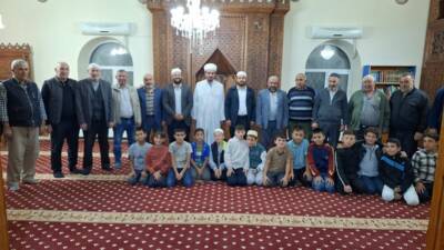 Cami ve Din Görevlileri Haftası etkinlikleri kapsamında Türkistanlılar Camii’nde düzenlenen