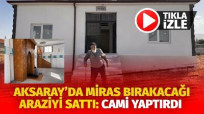 Aksaray'ın Ortaköy ilçesinde tek başına yaşayan 91 yaşındaki Ahmet Köse,