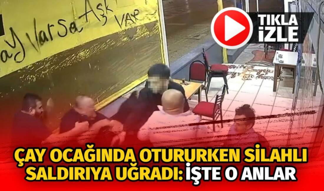 Kocaeli'nin İzmit ilçesinde yaşanan olayda çay ocağında silahlı saldırıya uğrayan