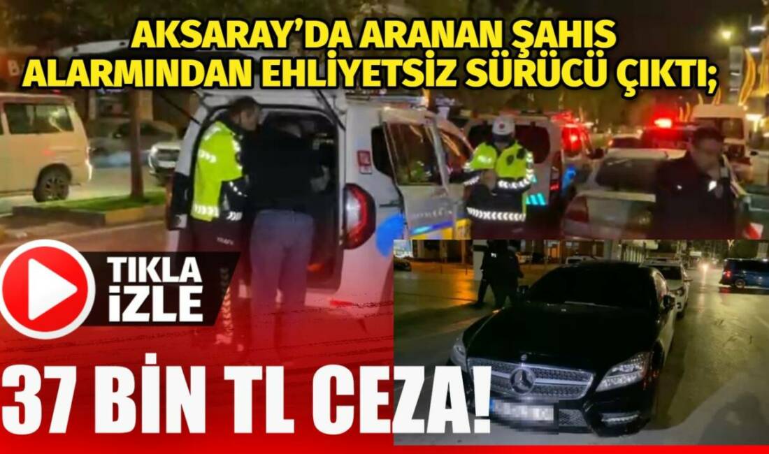 Ereğlikapı Mahallesi’nde durdurulan araçta aranan şahıs çıkmazken, ehliyetsiz sürücüye ağır
