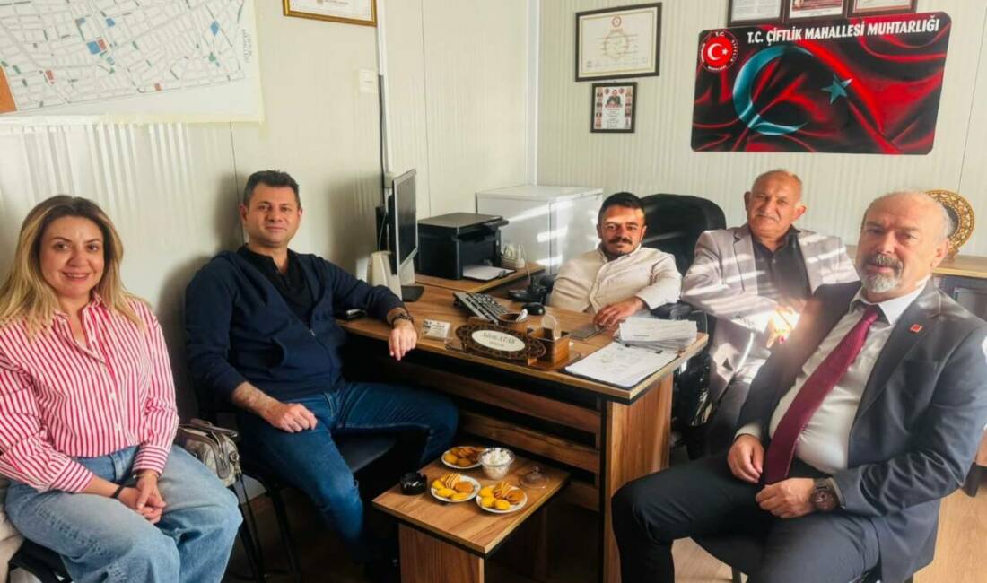 CHP Parti Meclisi Üyesi Ali Abbas Ertürk, İl Başkanı Bilal