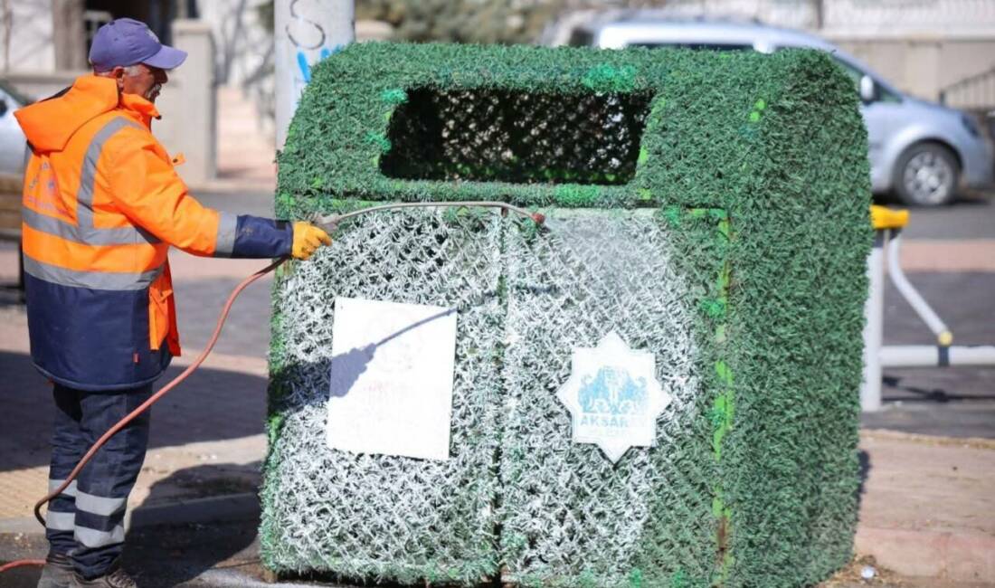Aksaray Belediyesi, kent genelinde temizlik ve hijyen standartlarını yükseltmek amacıyla