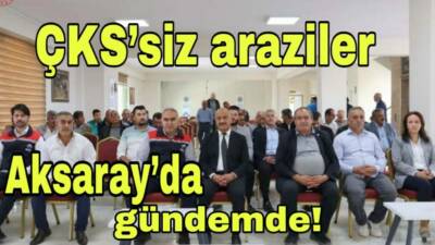 Vali Yardımcısı Kılınçkaya başkanlığında yapılan toplantıda, ÇKS’ye kayıtlı olmayan tarım