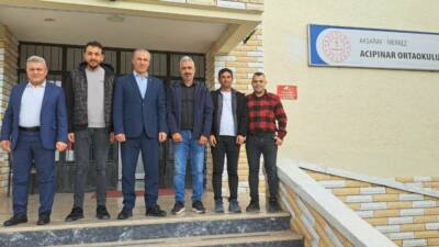 Eğitim-Bir-Sen Aksaray Şube Başkanı Murat Görmez, sendikanın sahadaki çalışmalarını sürdürerek