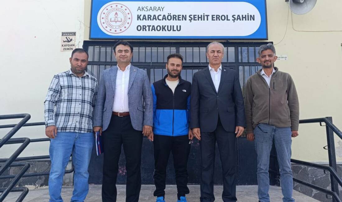 Eğitim-Bir-Sen Aksaray Şube Başkanı Murat Görmez, sendikal çalışmalar kapsamında Şehit
