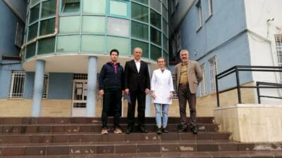 Eğitim-Bir-Sen Aksaray Şube Başkanı Murat Görmez ve sendika yönetimi, yeni