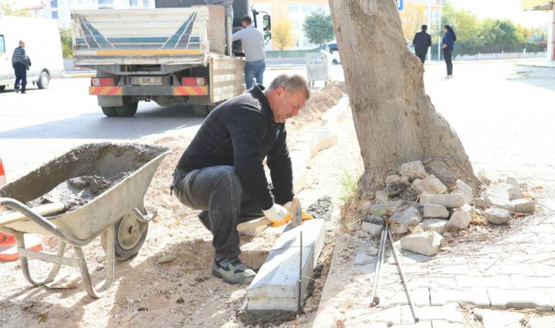 Aksaray Belediyesi, kent genelinde başlattığı altyapı ve çevre düzenleme çalışmaları