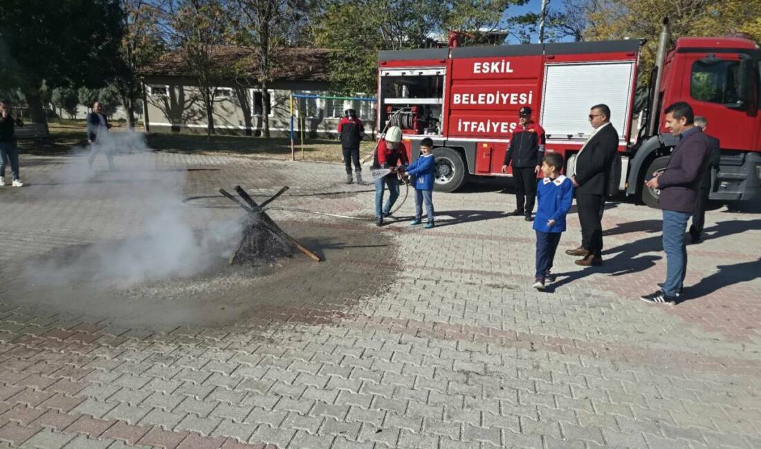13 Ekim Uluslararası Afet Risklerinin Azaltılması Günü dolayısıyla, Eskil’deki tüm