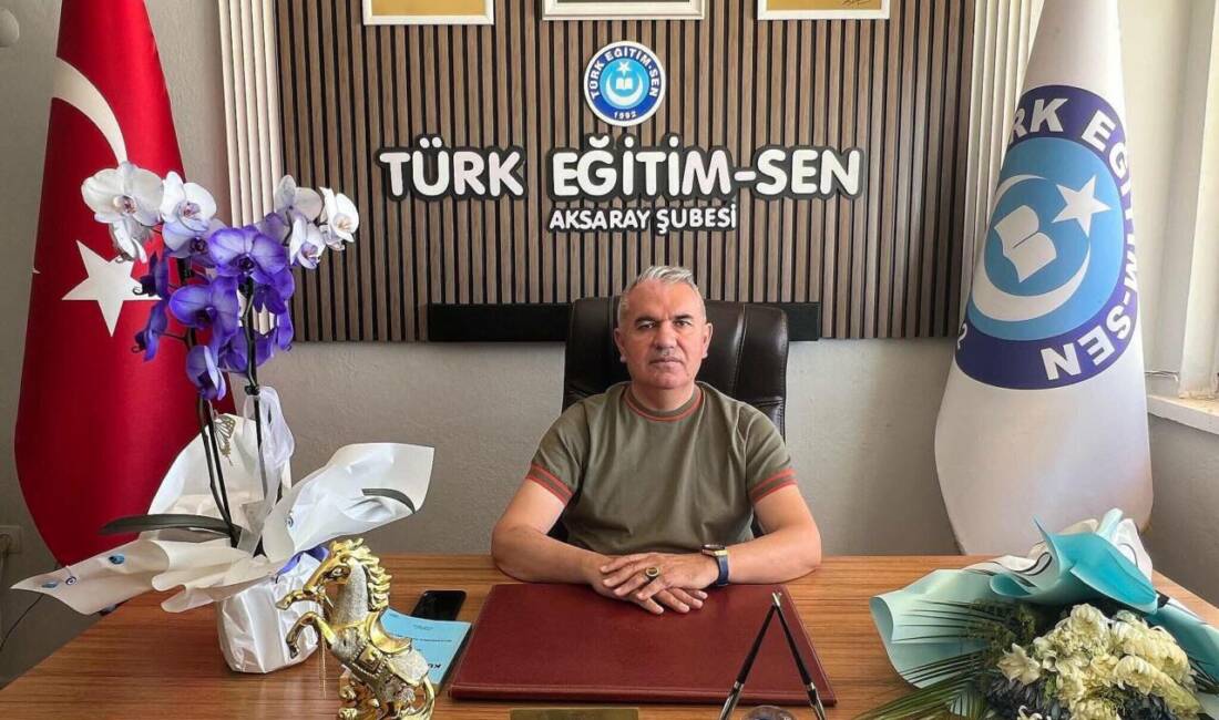 Türk Eğitim-Sen Aksaray Şube Başkanı Ali Toprak, eğitim süresinin kısaltılması