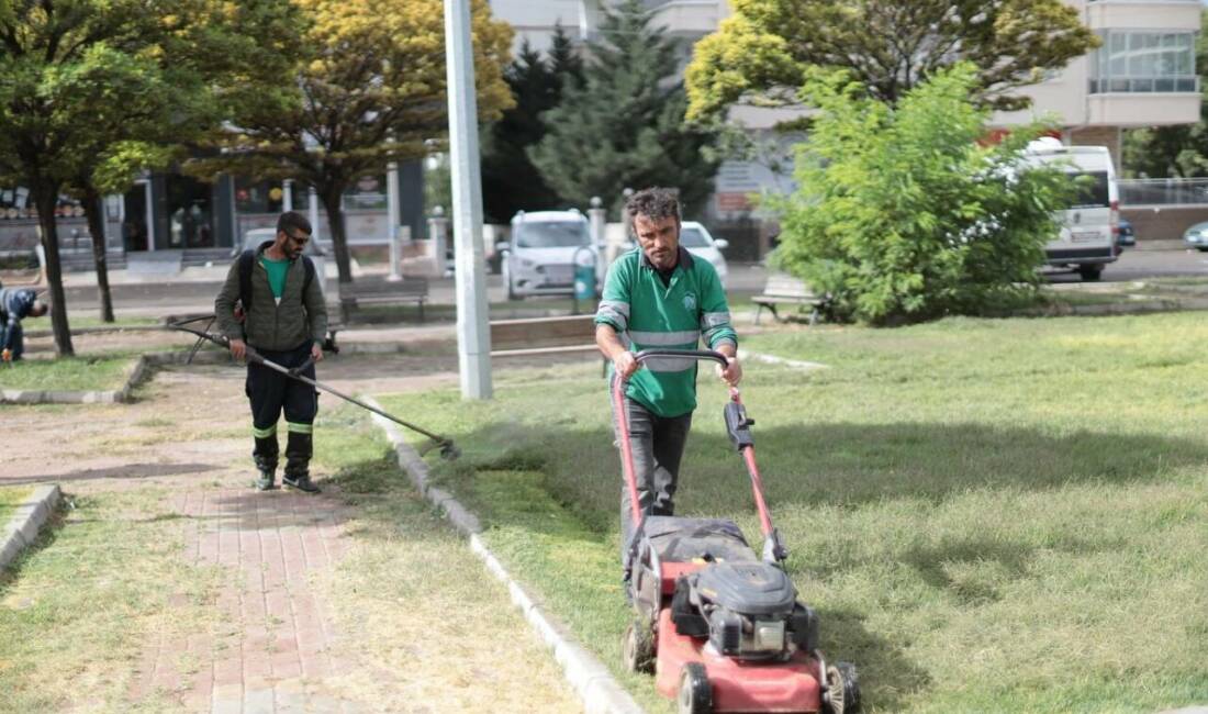 Aksaray Belediyesi, kent genelinde yürüttüğü çevre düzenleme ve temizlik çalışmalarını