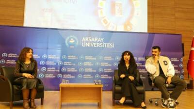 Aksaray Üniversitesi’nin düzenlediği  “Bir Perde, Bin Hikâye” konulu söyleşide BKM