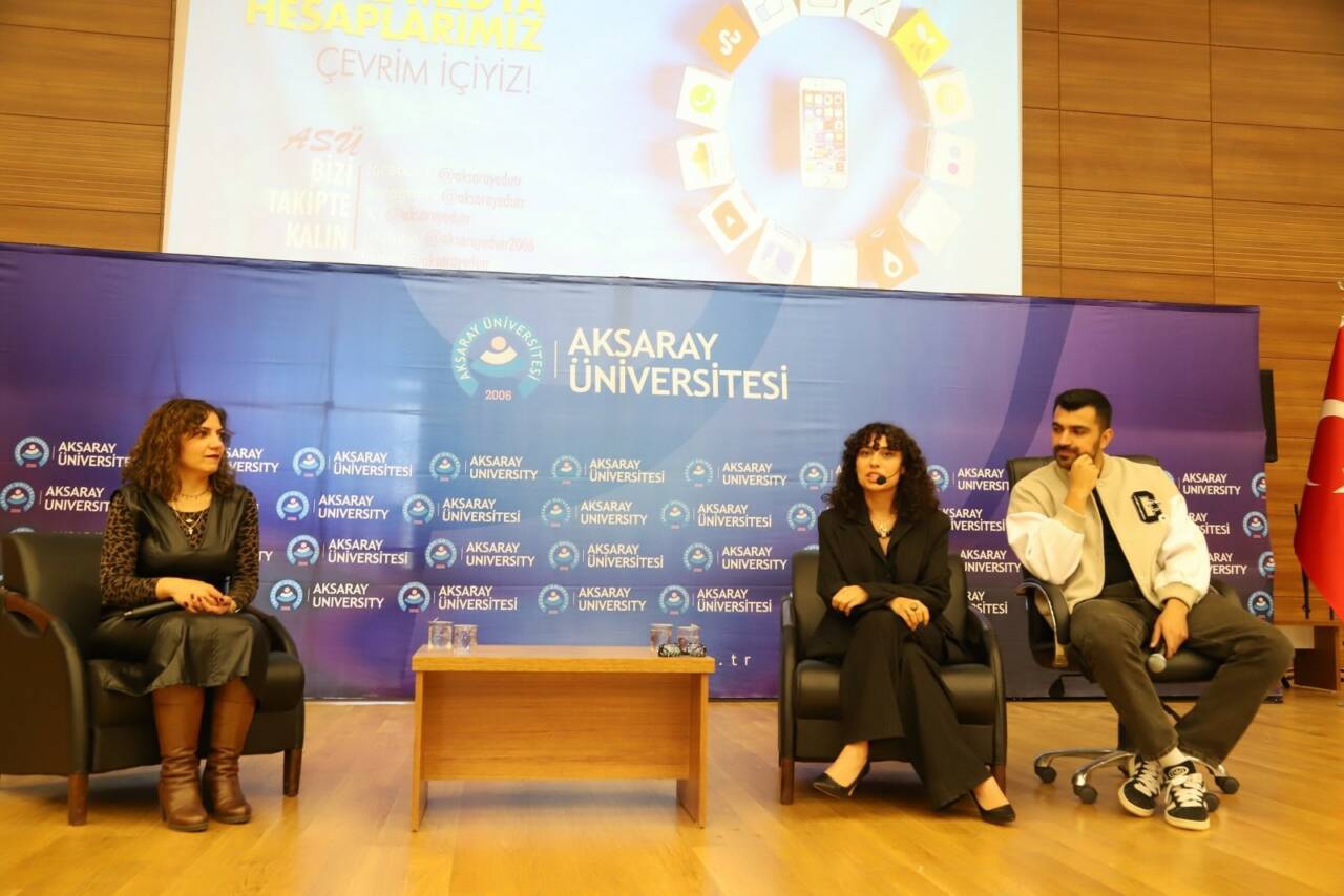 Aksaray Üniversitesi’nin düzenlediği  “Bir Perde, Bin Hikâye” konulu söyleşide BKM