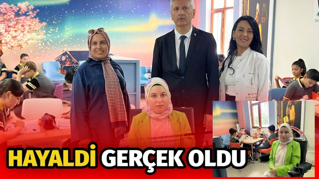 Bedensel engelli öğretmen adayı Bilge Zeren Daruğa, İŞKUR’un ilk kez