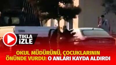 Denizli'nin Merkezefendi ilçesinde yaşanan olayda okul müdürü, üç çocuğunu okula
