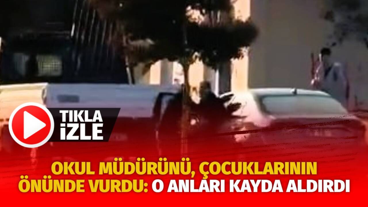 Denizli'nin Merkezefendi ilçesinde yaşanan olayda okul müdürü, üç çocuğunu okula
