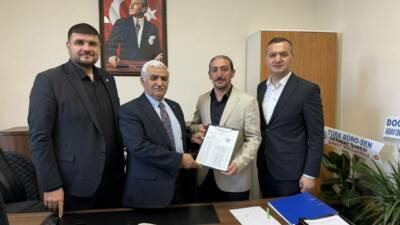 Aksaray’da İYİ Parti Merkez İlçe Başkanlığına seçilen Melikşah Yıldız, düzenlenen