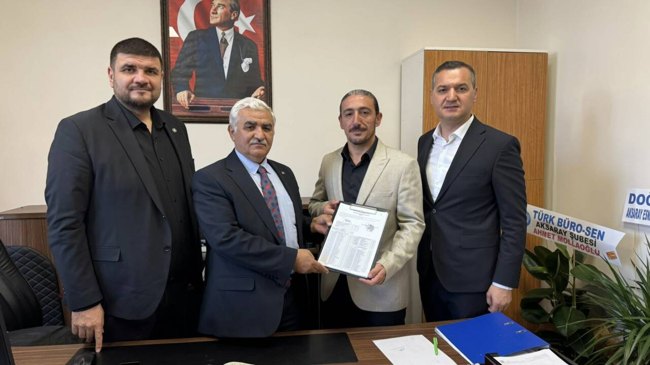 Aksaray’da İYİ Parti Merkez İlçe Başkanlığına seçilen Melikşah Yıldız, düzenlenen